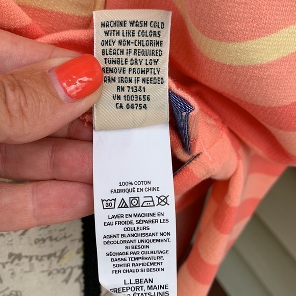 L.L. Bean Women's Soft Cotton Rugby Stripe Pullover - Picture 11 of 13